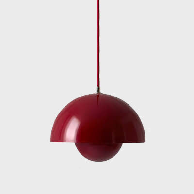 Nordisk Macaron 1-Ljuskälla Halvcirkeldom Pendellampa Lightz