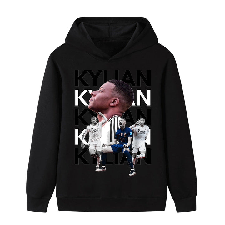 Kylian Mbappé Fotbolls Hoodie för Barn - Mbappe