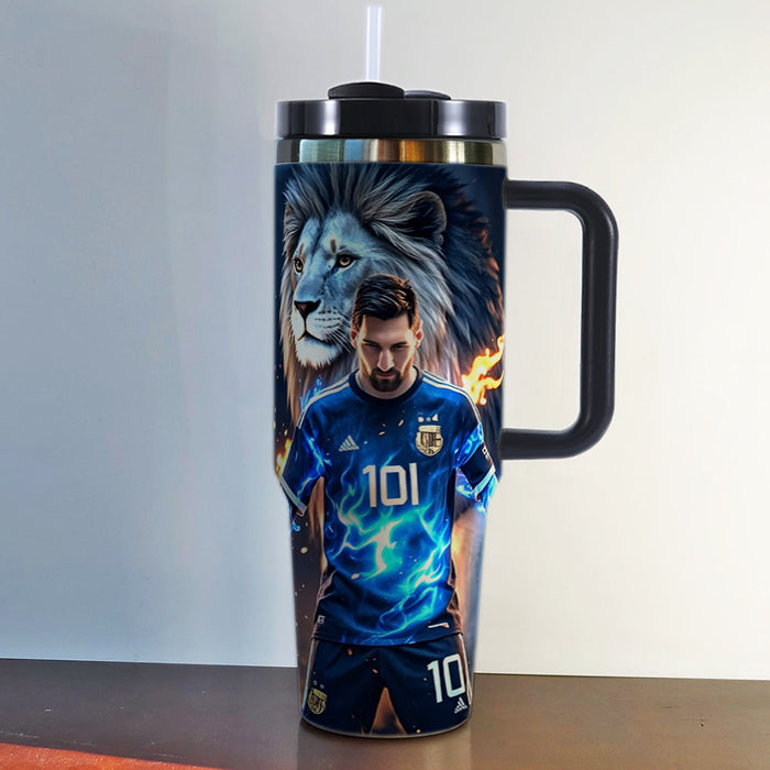 Termosflaska Lionel Messi - Fotboll Vattenflaska -