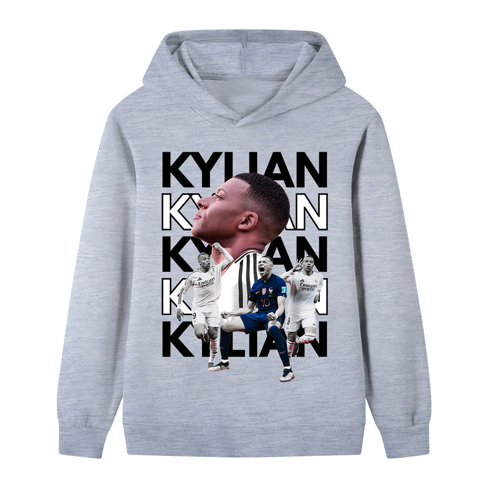 Kylian Mbappé Fotbolls Hoodie för Barn - Mbappe