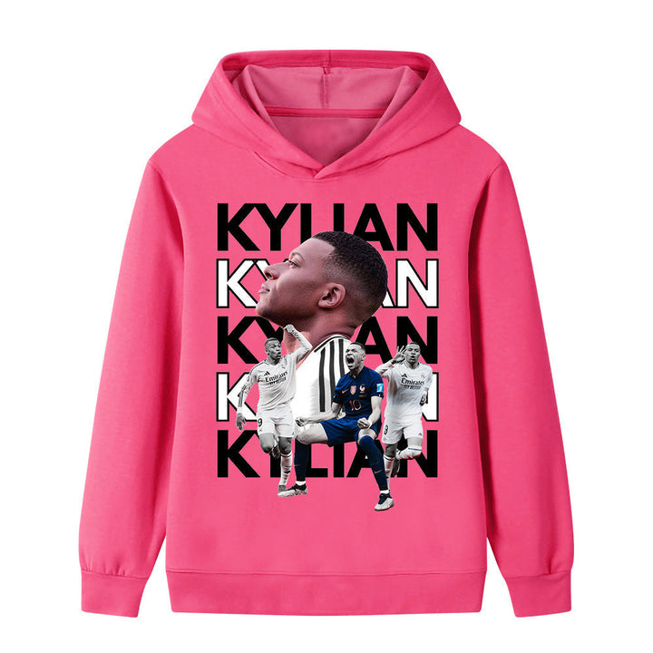 Kylian Mbappé Fotbolls Hoodie för Barn - Mbappe