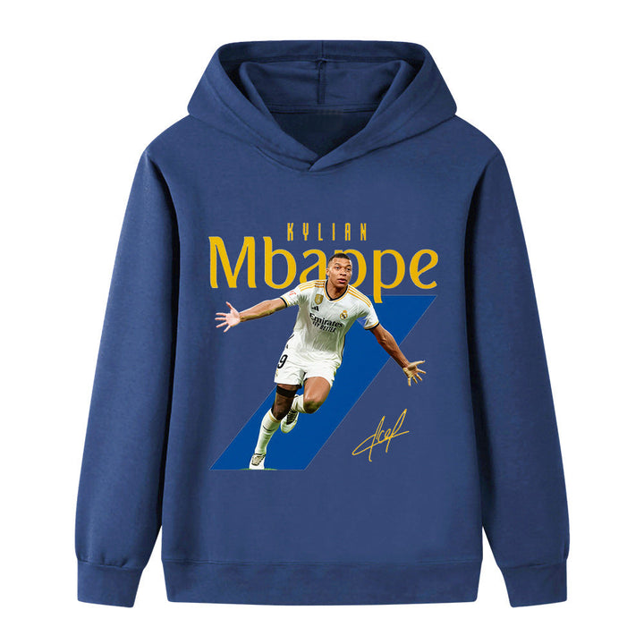 Mbappé Fotbolls Hoodie för Barn