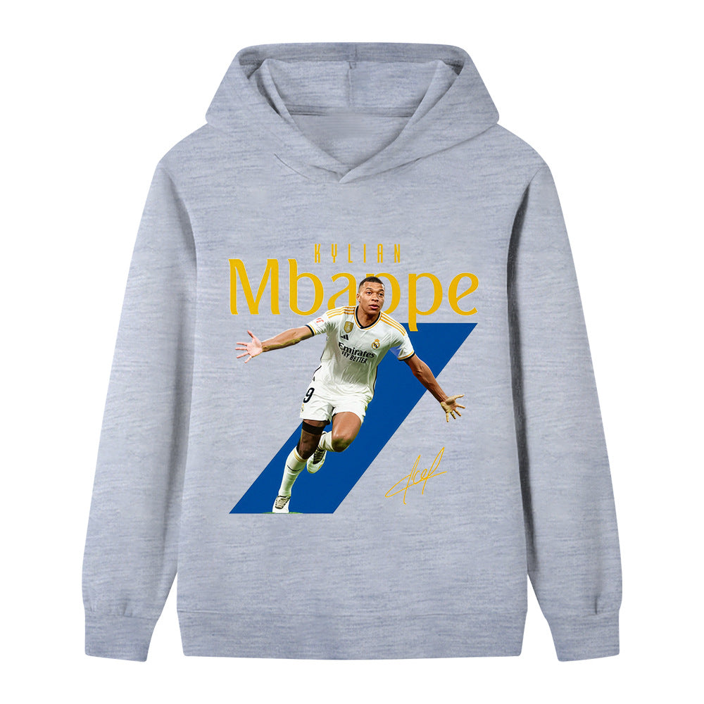 Mbappé Fotbolls Hoodie för Barn