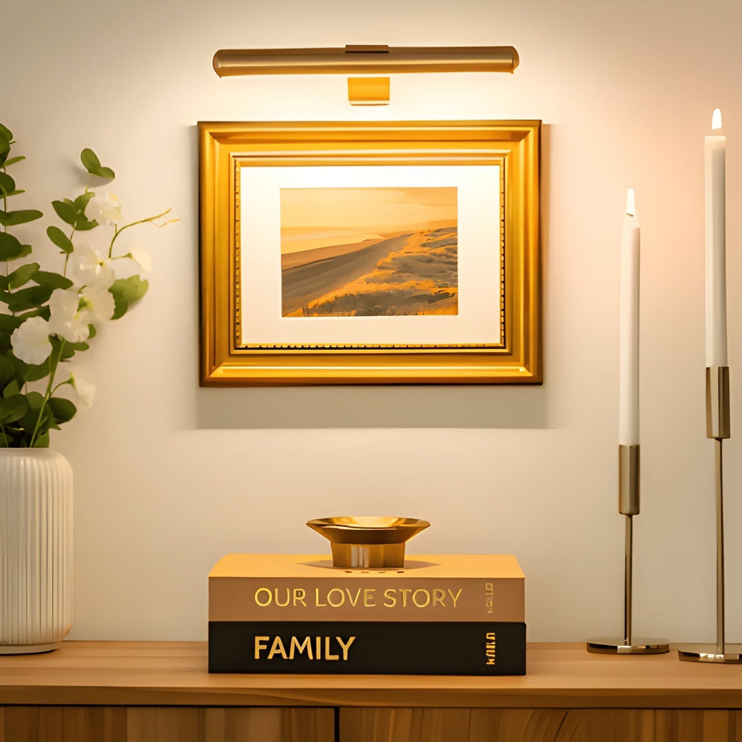 Trådlös LED-vägglampa – 120° roterbar &amp; uppladdningsbar via USB | Flexibel &amp; modern