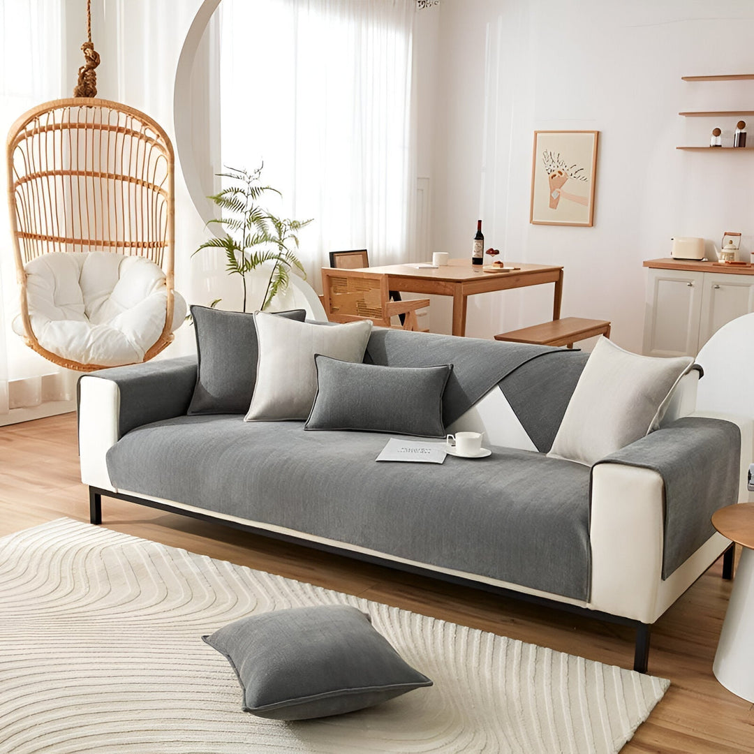 Premium SofaCover – Elastisk, halkfri soffskydd för en fräsch, stilren look