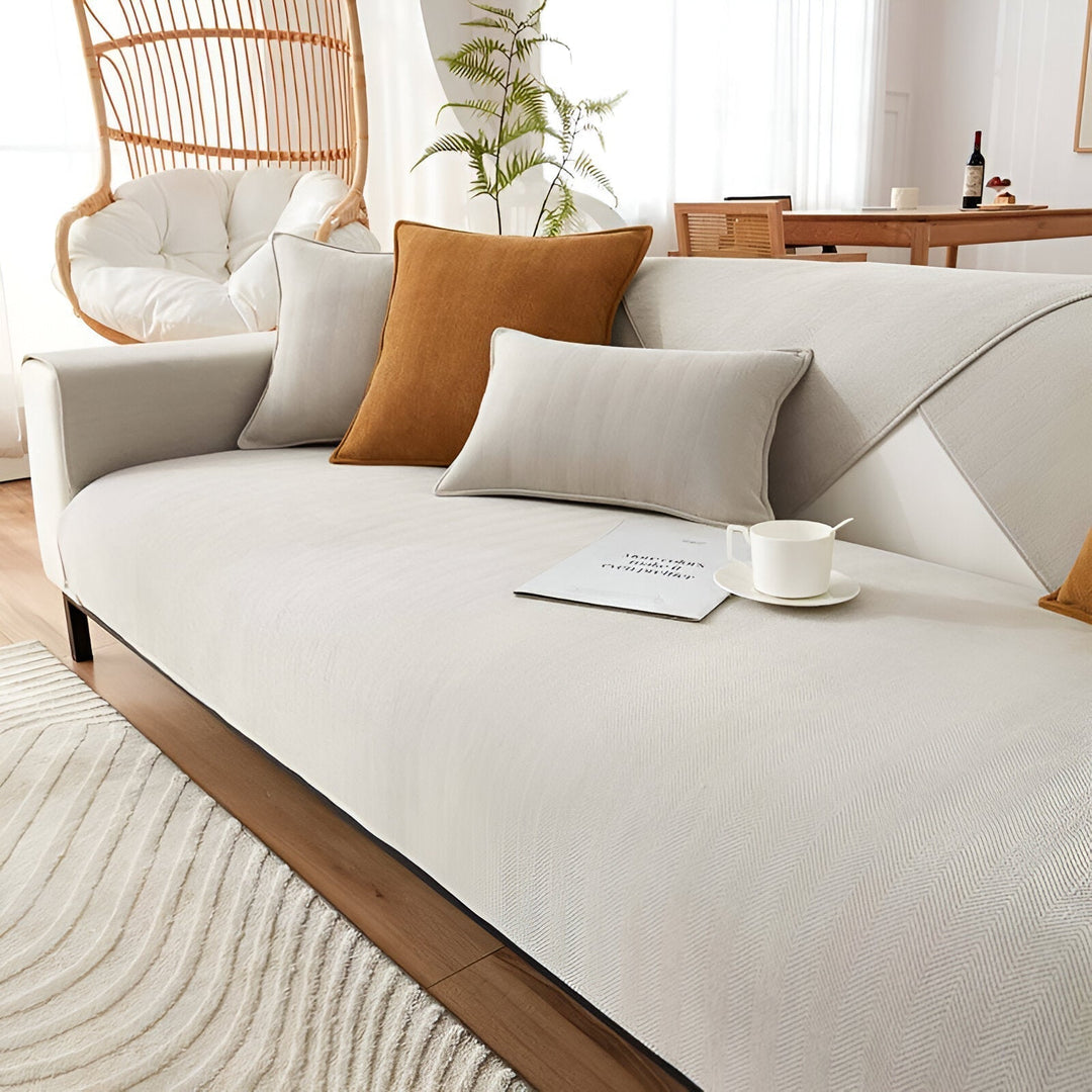 Premium SofaCover – Elastisk, halkfri soffskydd för en fräsch, stilren look