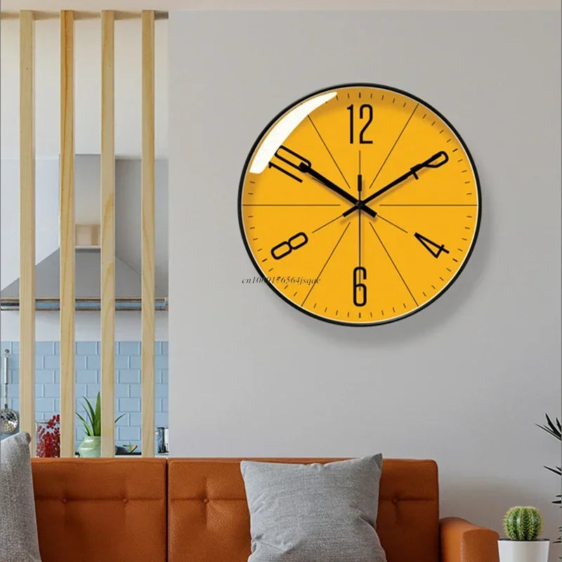 TimeWisp Trä Väggklocka – Tyst och Stilren Tidsvisare
