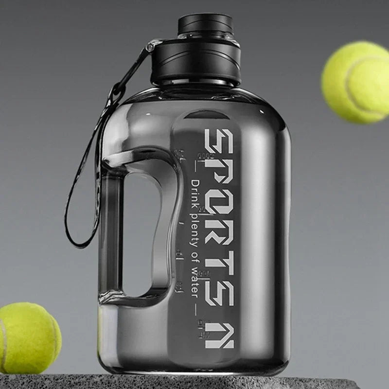 Carvallo Drickflaska 1,7 L / 2,7 L | Läcksäker &amp; BPA-fri | Stor kapacitet | För Sport, Fitness &amp; Utomhus