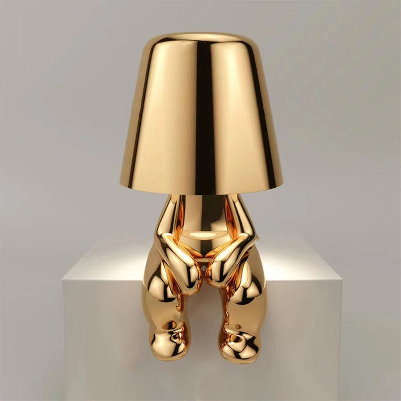 Modern Guld Metall LED Bordslampa