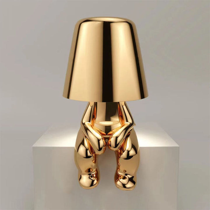 Modern Guld Metall LED Bordslampa