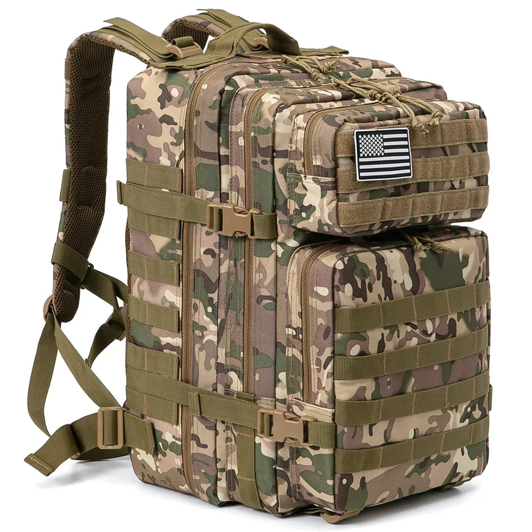 Ryggsäck Camo Tactical 45L Militärryggsäck