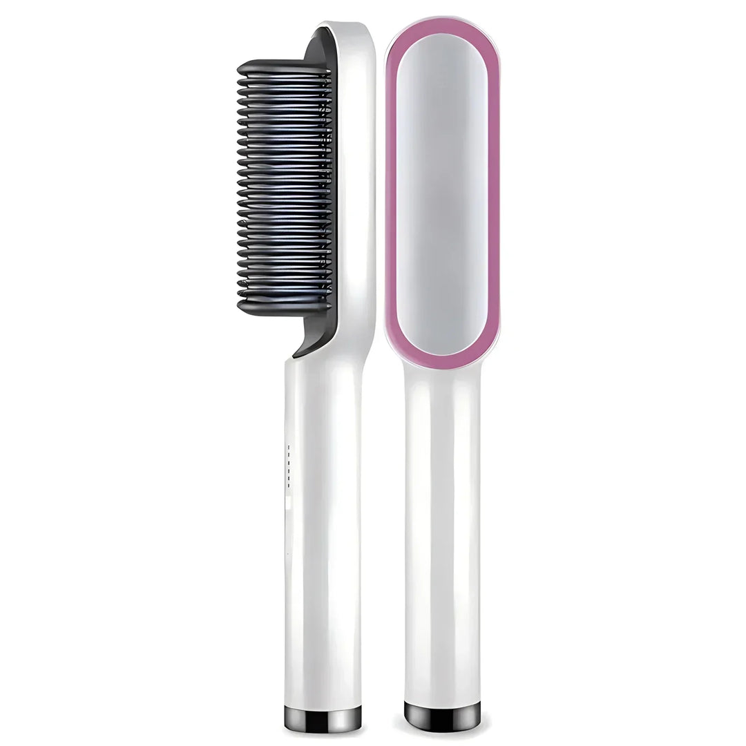 Carvallo-in-1 Ionen-Värmekam Stylera IonPro | Glättkam, Plattång &amp; Hot Comb | Antifrizz-teknologi | 30 cm | Professionell kvalitet