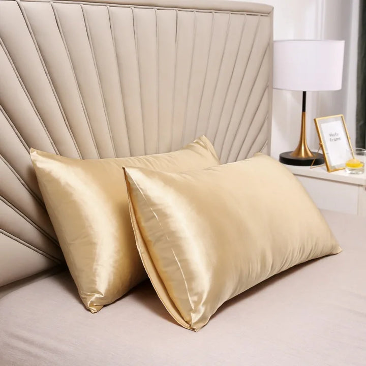 100% Mulberry Silk Pillowcase – Slät, Hypoallergenisk och Lyxig