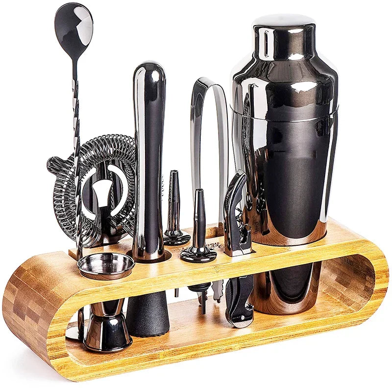 Carvallo – Lyxig Metallisk Bar Set för Stiliga Cocktails