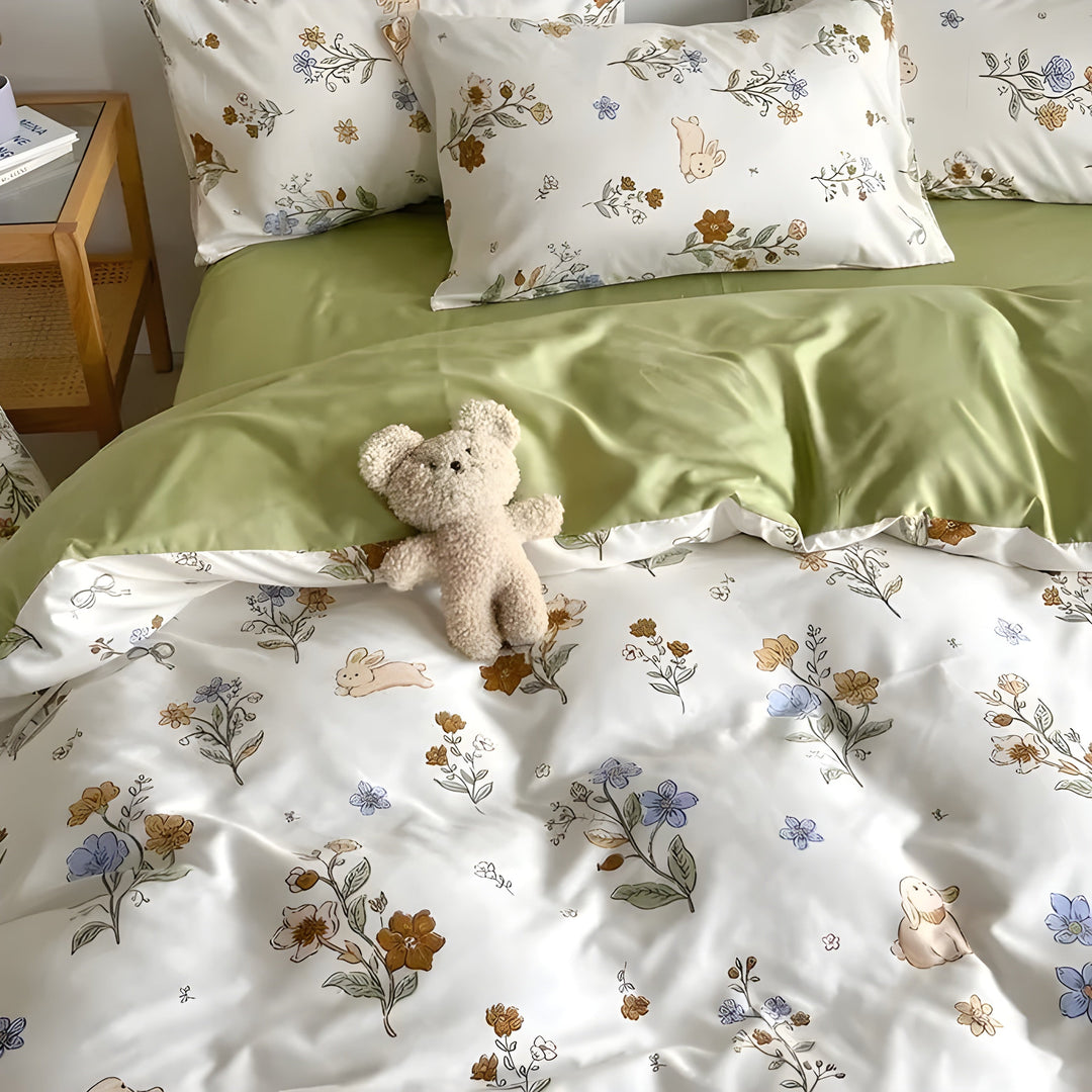 CherryBliss Sängkläder Set – Elegant sängkläder set med madrasskydd