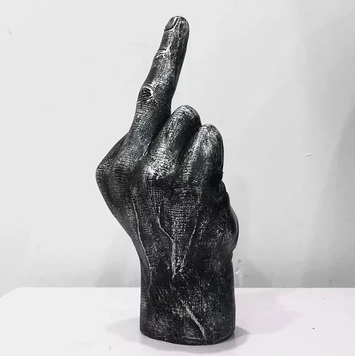 ArtCreativ | Jag Har En Dålig Attityd Skulptur för Hem- och Kontorsinredning