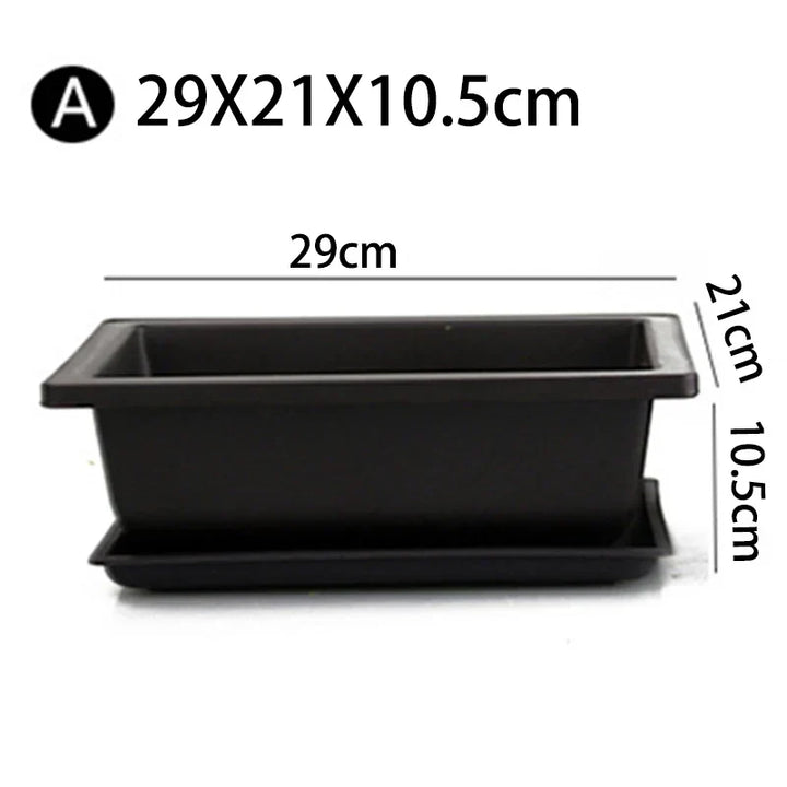 Carvallo Plantekrukke | Antikk-utseende &amp; Bruddsikker | Med Underlag | 29x21x10,5 cm