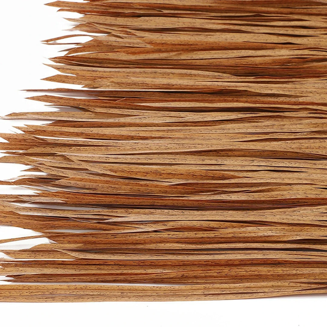Carvallo Kunstig Palm Tak | UV-bestendig &amp; værfast | 100×50 cm | Til DIY-tak, solskjermer, Tiki-barer &amp; hagehus