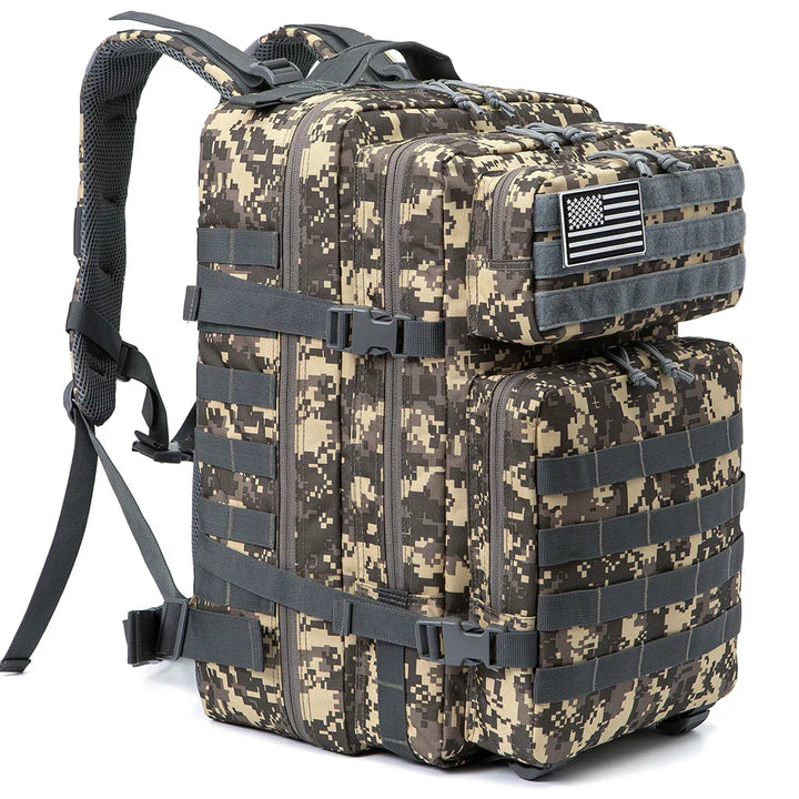Ryggsäck Camo Tactical 45L Militärryggsäck