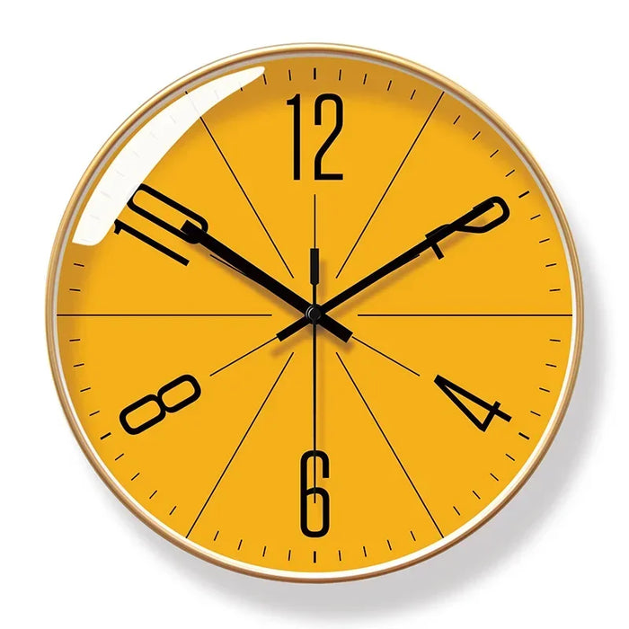 TimeWisp Trä Väggklocka – Tyst och Stilig Tidshållare
