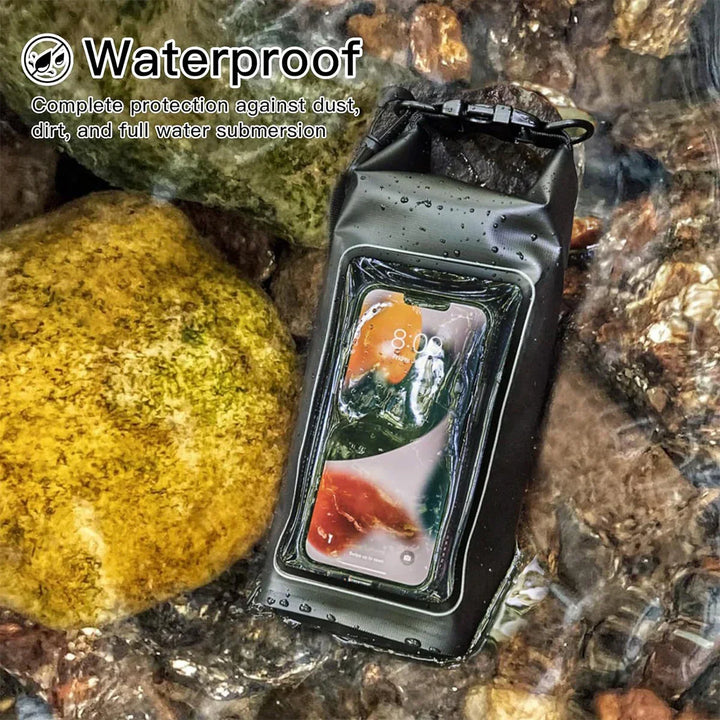 Carvallo Vattentät Dry Bag 2L | Med Touchscreen-Fönster | Utomhusväska för Kajak, Trekking &amp; Vattensport