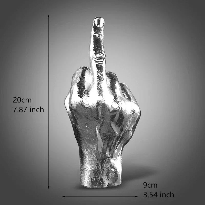 ArtCreativ | Jag Har En Dålig Attityd Skulptur för Hem- och Kontorsinredning