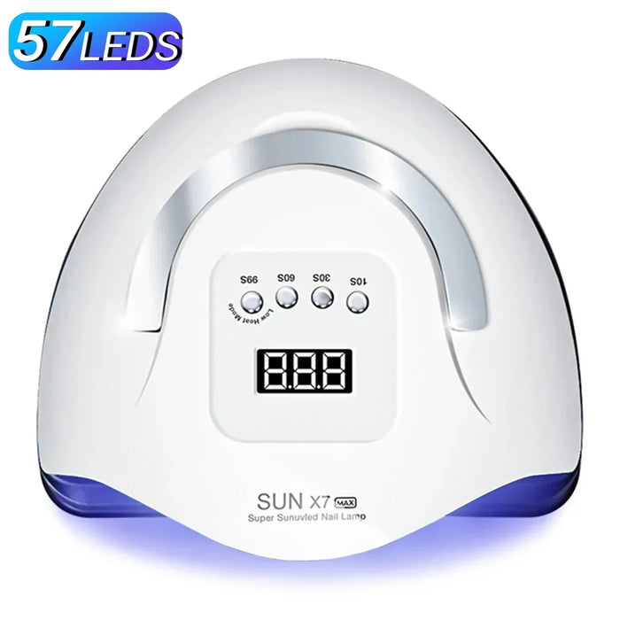 Carvallo-LED Nagellampa NailRadiant Pro 81 | 81 LEDs | 4 Timer-lägen | Smart Sensor & Smärtfri-teknik | För Carvallo & LED Gel