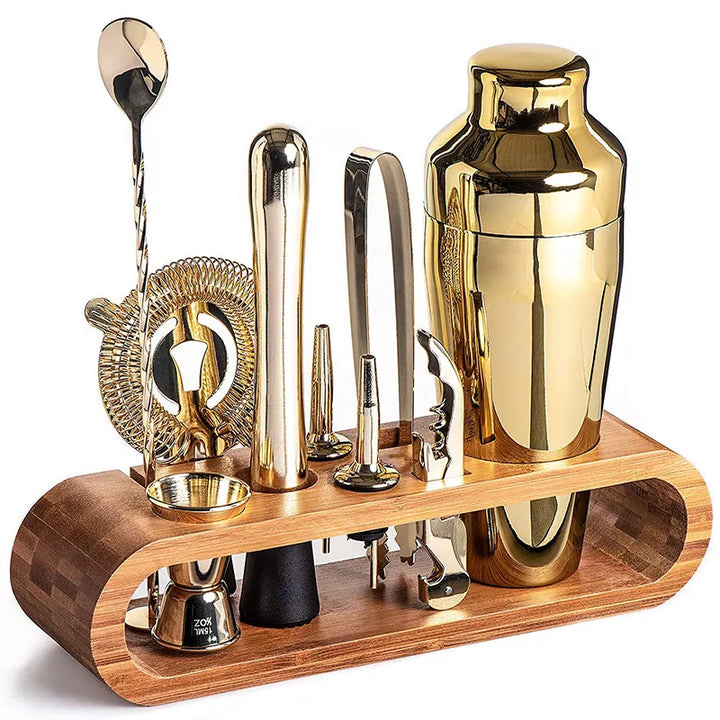 Carvallo – Lyxig Metallisk Bar Set för Stiliga Cocktails