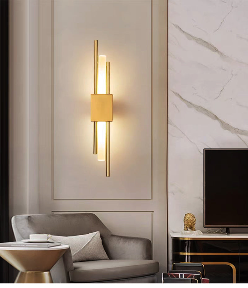 LED Staggered Trådlös Vägglampa – Usb Uppladdningsbar Inomhusbelysning för Modern Hembelysning