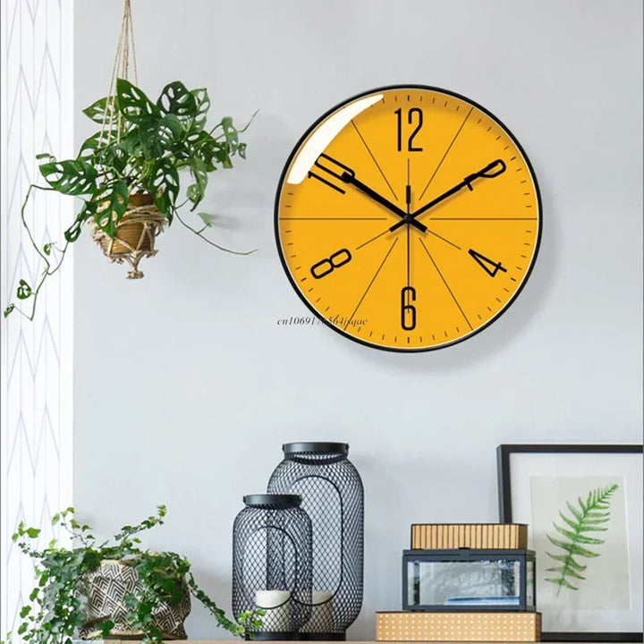 TimeWisp Trä Väggklocka – Tyst och Stilig Tidshållare