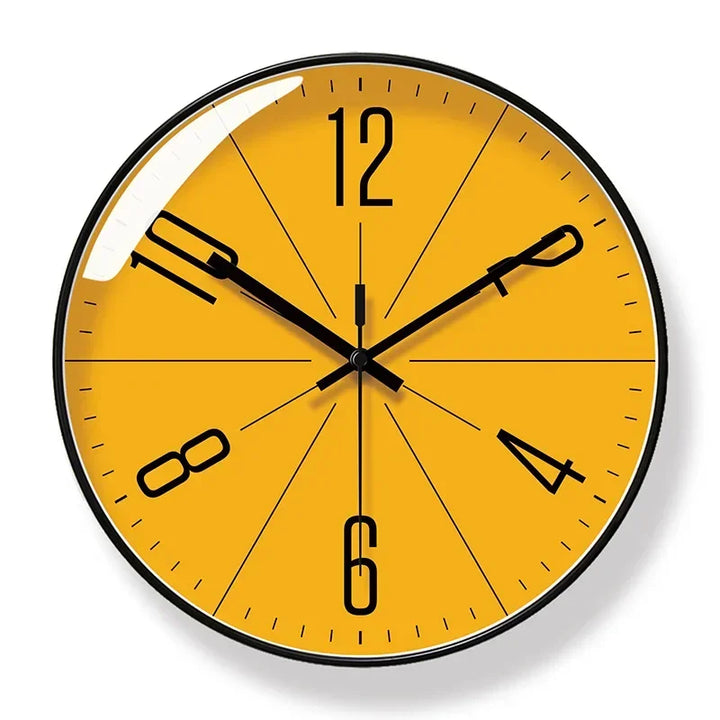 TimeWisp Trä Väggklocka – Tyst och Stilren Tidsvisare