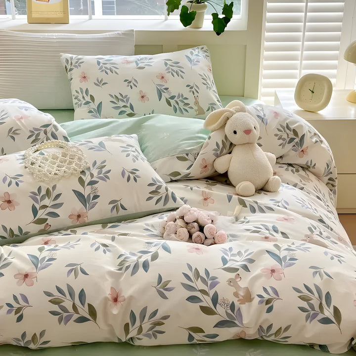 CherryBliss Sängkläder Set – Elegant sängkläder set med madrasskydd