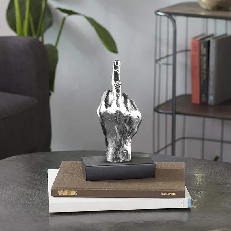 ArtCreativ | Jag Har En Dålig Attityd Skulptur för Hem- och Kontorsinredning
