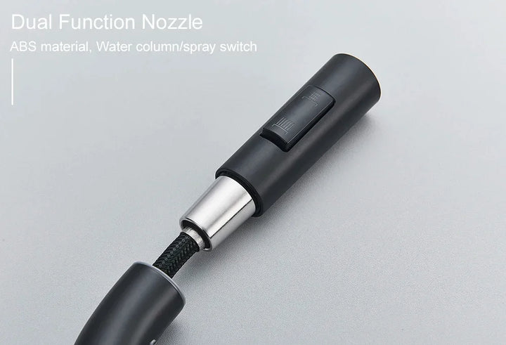 Royallure Touch-Sensor Utdragbar Kökspip – Handsfree Flöde, Svängbar Spruta &amp; Germ-Säker