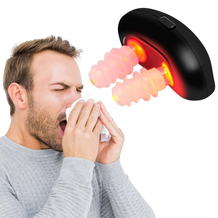 Röd Ljus Näs Terapi Enhet – Snabb, Naturlig Lindring från Förkylningar &amp; Bihåleinflammation