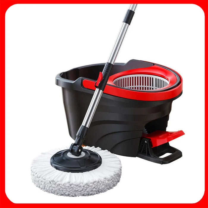 Carvallo Clean Mop Komplett mopp-set | vrid-twist-design | med easy-start-urvridningssystem | inklusive hink