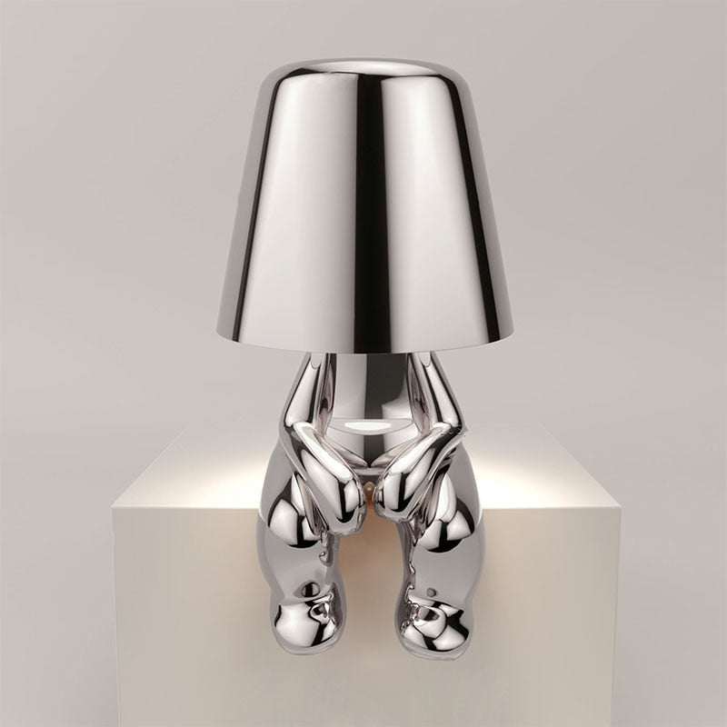 Modern Guld Metall LED Bordslampa