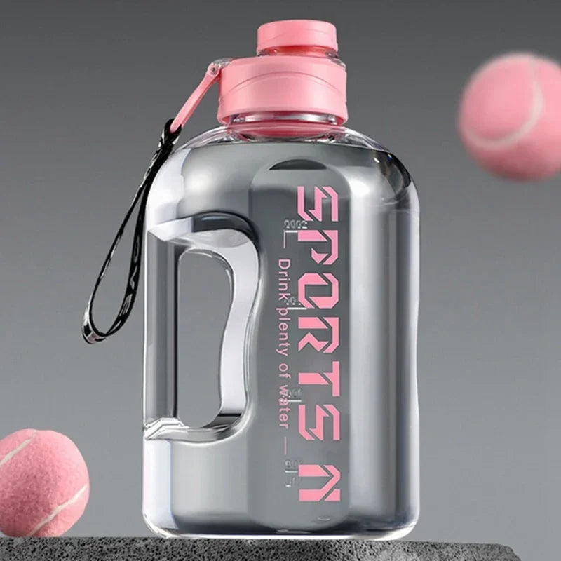 Carvallo Drickflaska 1,7 L / 2,7 L | Läcksäker &amp; BPA-fri | Stor kapacitet | För Sport, Fitness &amp; Utomhus