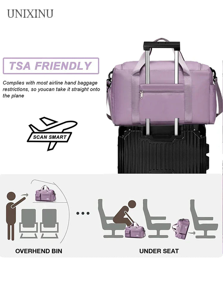 Carvallo Veyora WeekAir | 35 L kapacitet | Med skofack &amp; våt/torr separation | För flygresor, sport &amp; helgturer