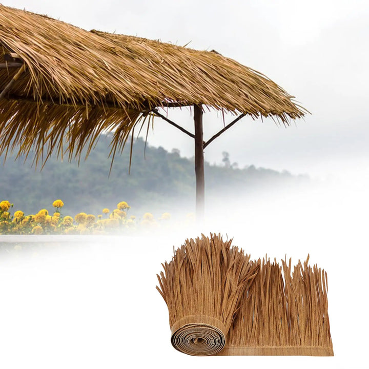 Carvallo Kunstig Palm Tak | UV-bestendig &amp; værfast | 100×50 cm | Til DIY-tak, solskjermer, Tiki-barer &amp; hagehus