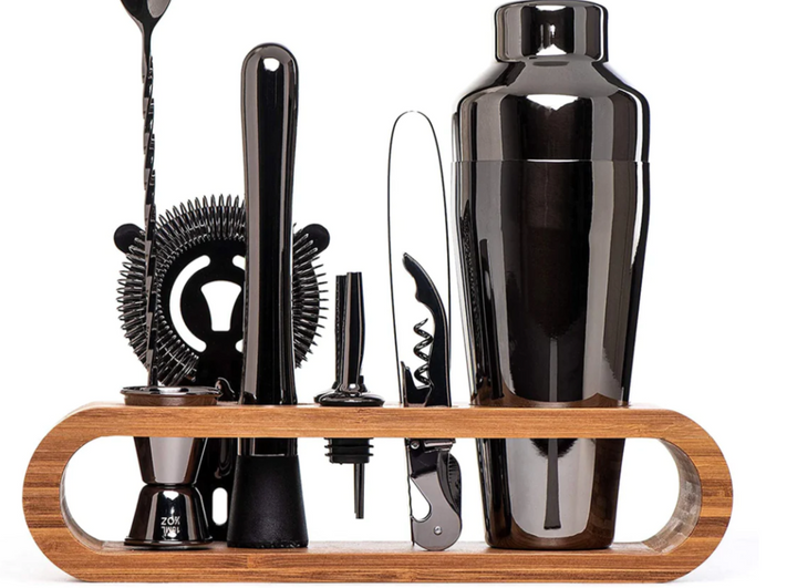 Carvallo – Lyxig Metallisk Bar Set för Stiliga Cocktails