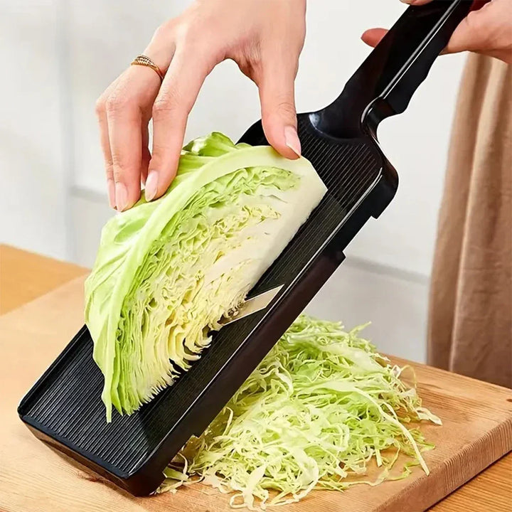 Carvallo Kålhyvel i rostfritt stål | Finskärare för grönsaker &amp; sallad | Rutschsäker &amp; Vass | Ideal för kål &amp; råkost