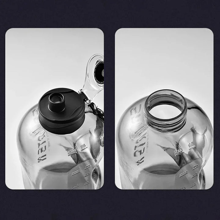 Carvallo Drickflaska 1,7 L / 2,7 L | Läcksäker &amp; BPA-fri | Stor kapacitet | För Sport, Fitness &amp; Utomhus