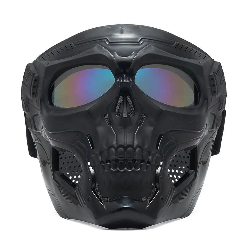 Taktisk ansiktsmask för airsoft och paintball - Andningsbar skyddsutrustning för utomhusstrider
