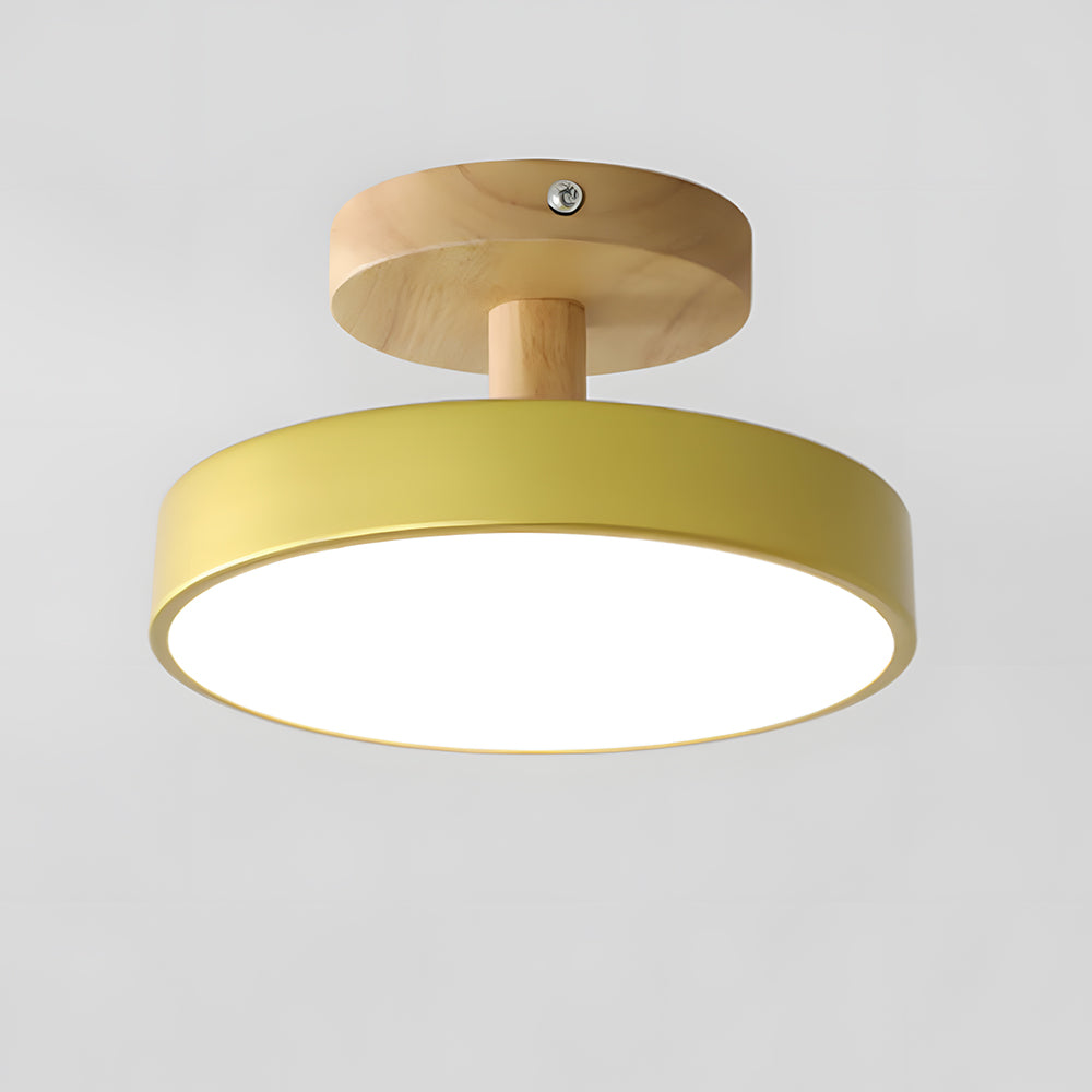 Modern Trä LED Taklampa