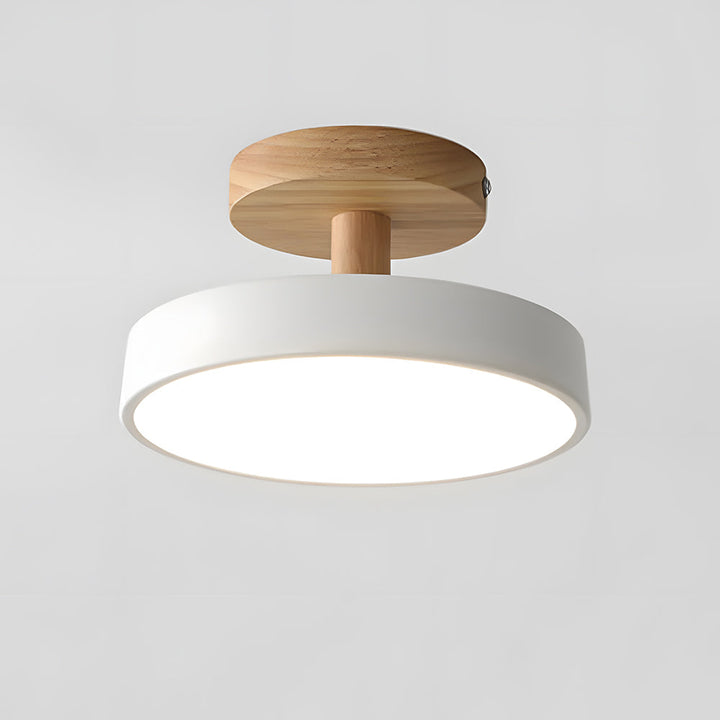 Modern Trä LED Taklampa