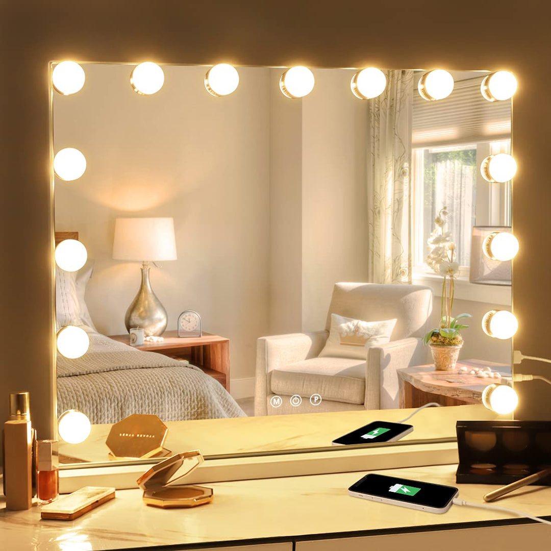 LED Sminkspegel Ljus Justerbar Rem