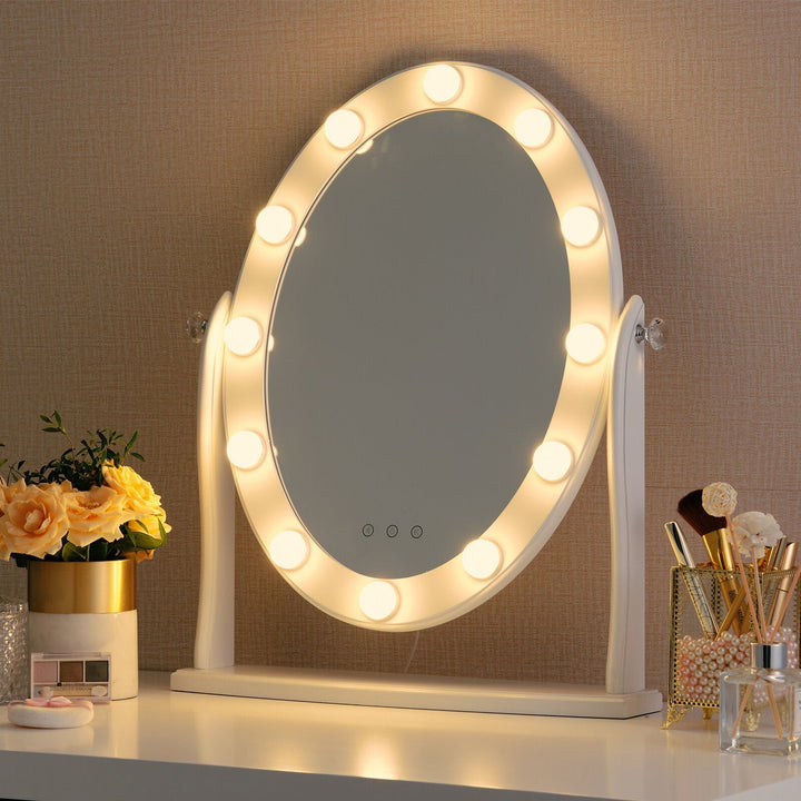 LED Sminkspegel Ljus Justerbar Rem