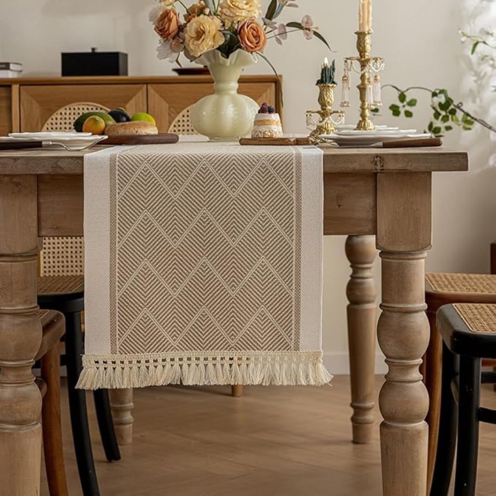 Zigzag Väva Bordslöpare