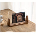 Digital Photo Frame Akryl Trä Borddisplay
